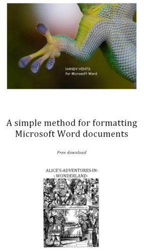 Simple formatting method for Microsoft Word - free download